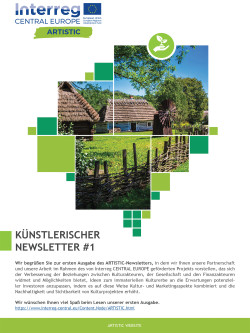 NEWSLETTER No1 - ENGLISCH